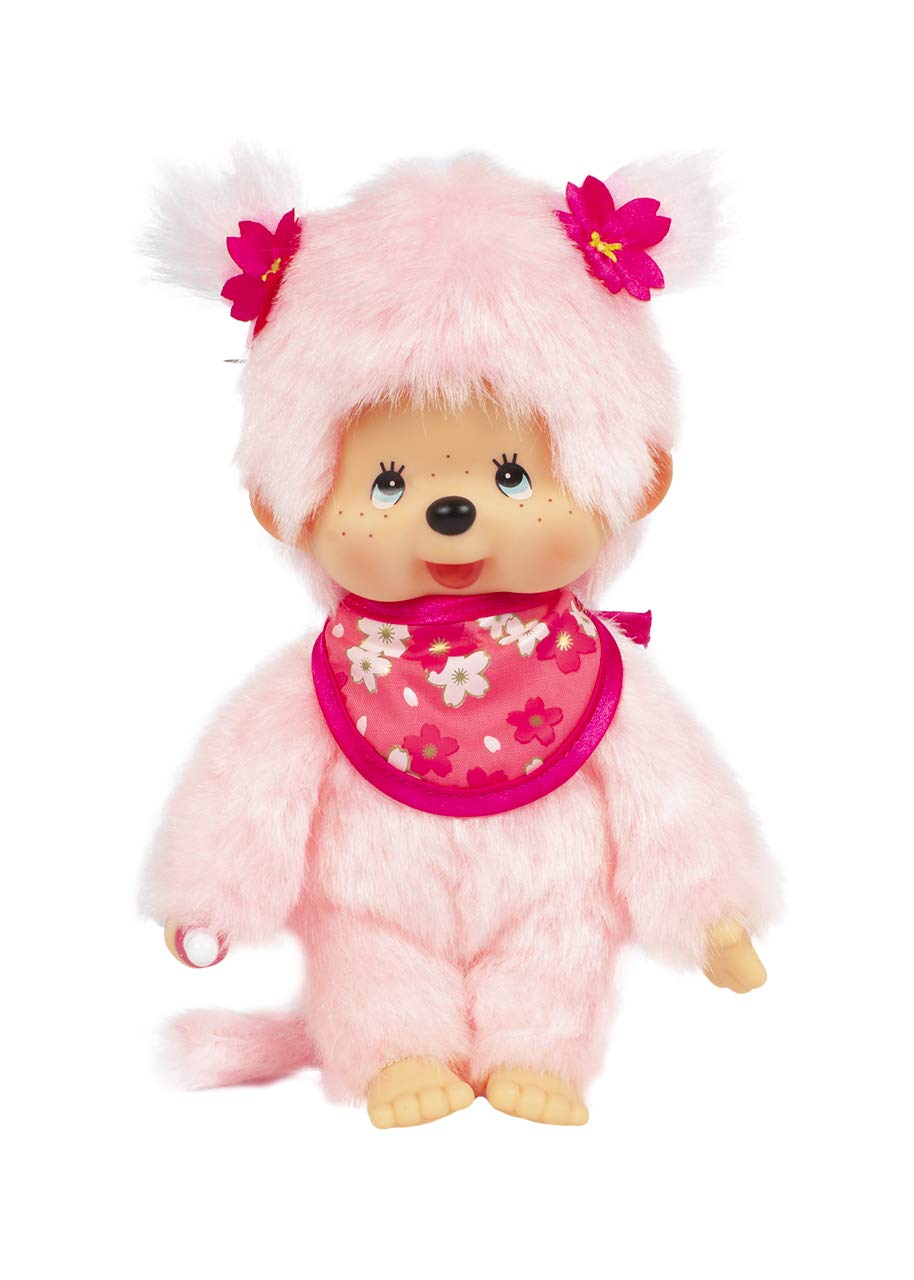 Amazon.com: Monchhichi Sakura (Cherry Blossom) Girl Plush Toy